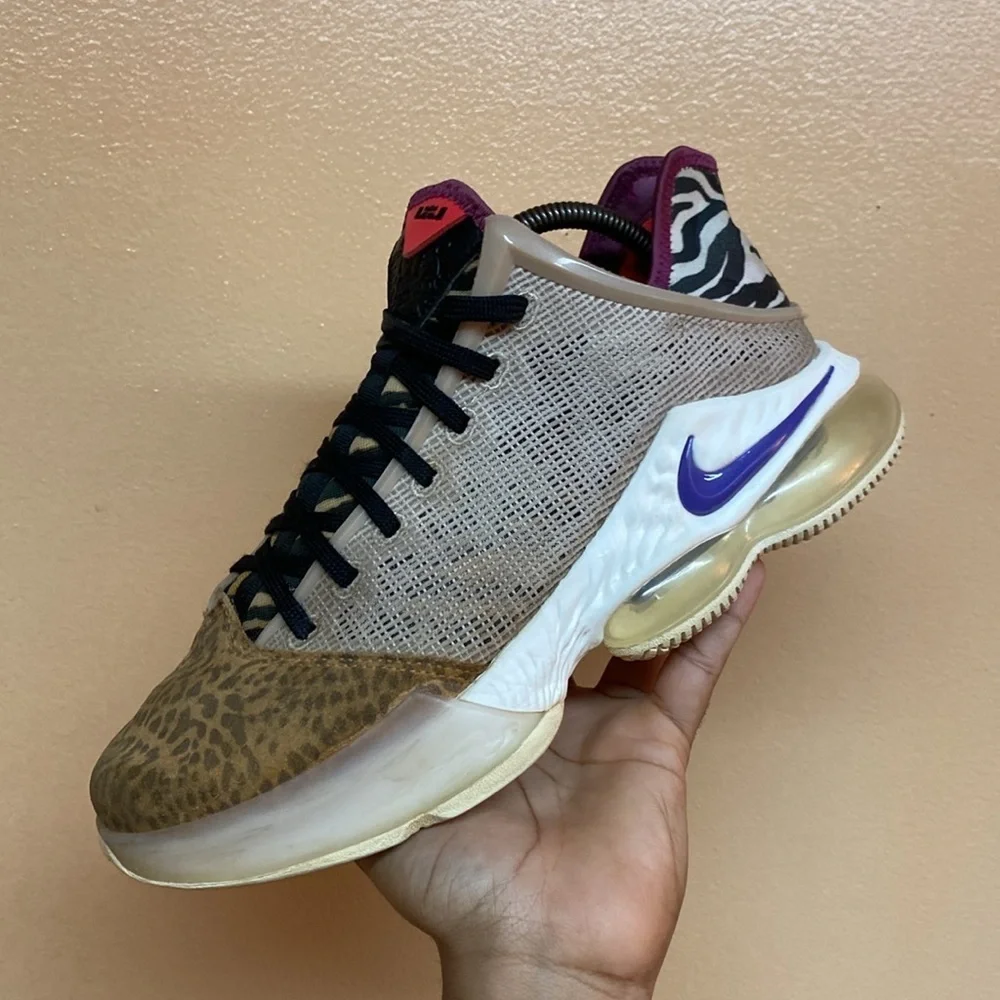 Nike React Lebron 19 Low “Safari Animal Print”